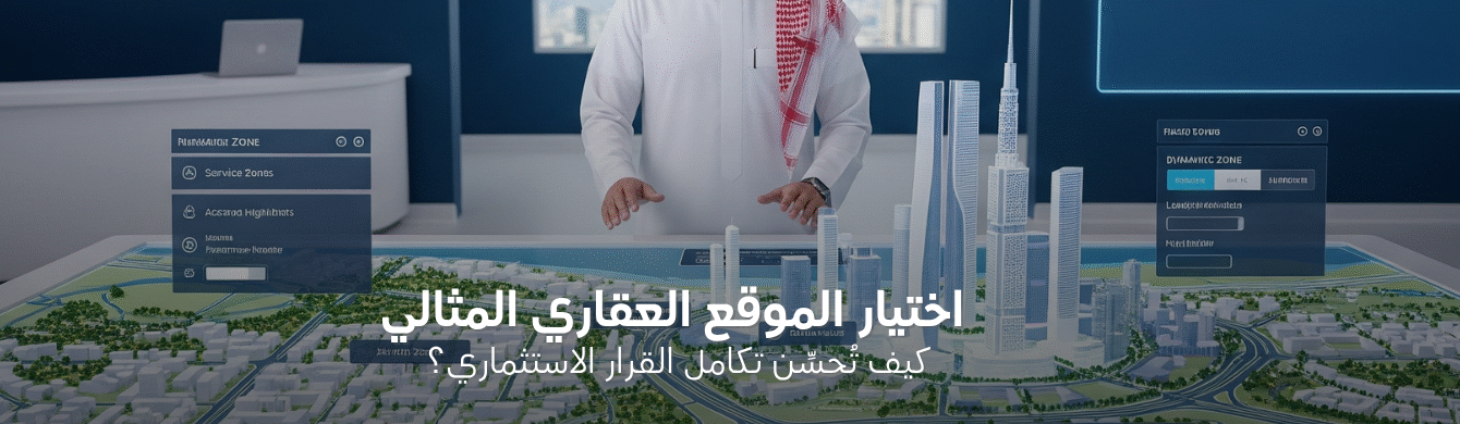 كيف تساعدك تكامل في اختيار الموقع المثالي لمشروعك العقاري؟