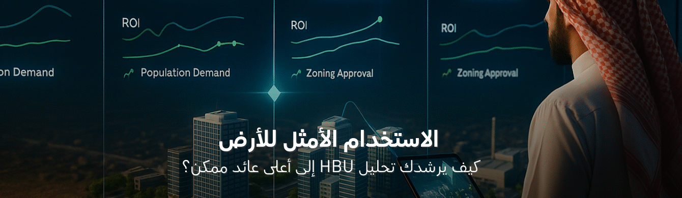 تحليل HBU: الطريقة العلمية لاختيار الاستخدام الأعلى ربحًا لأرضك